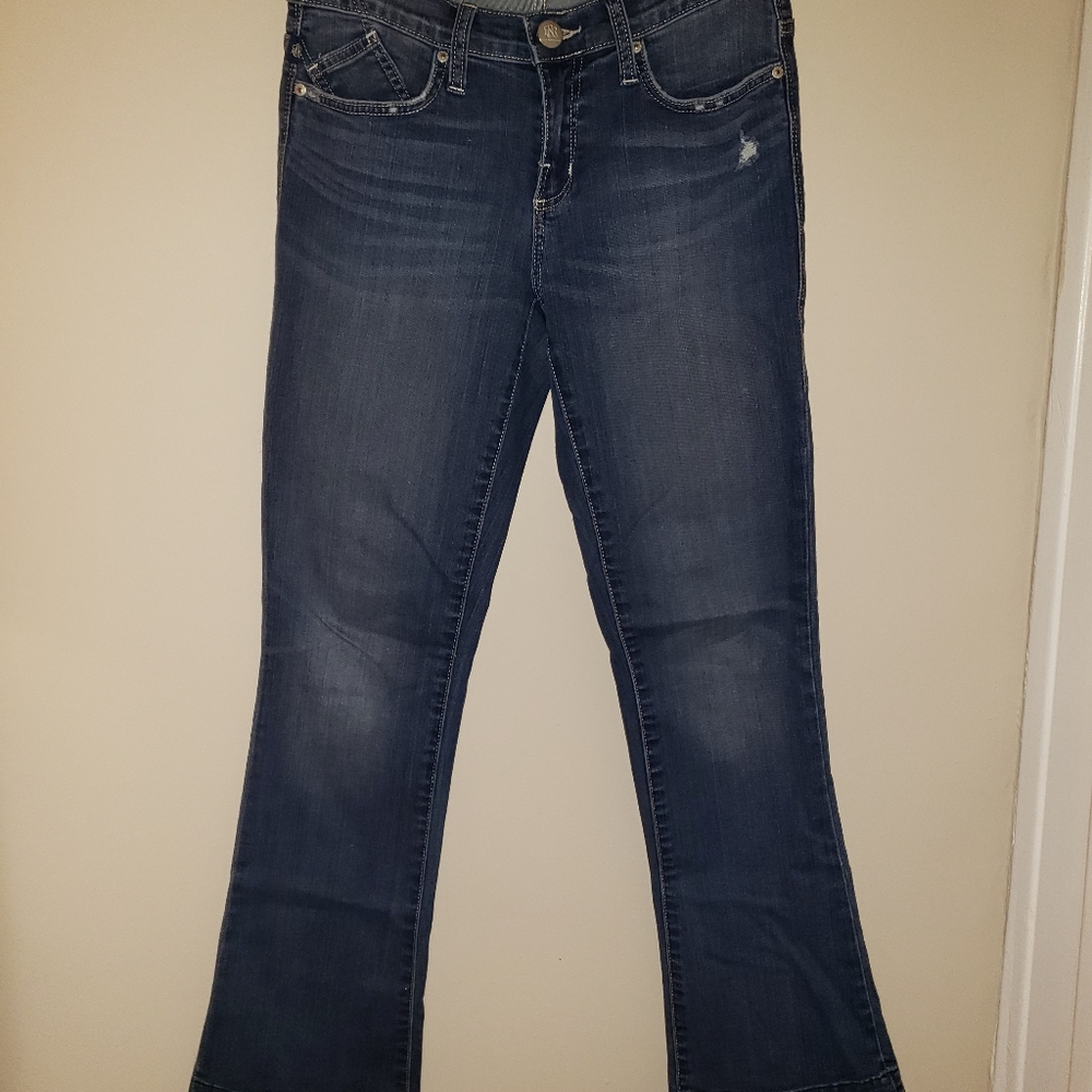 Stretch denim pant, Size 4, flare Great Condition